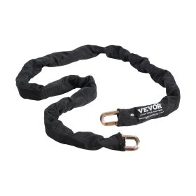 VEVOR Bike Chain Lock, 5.91 Ft Security Bicycle Chain Lock, Heavy Duty Metal Steel Anti-Theft High Security Bike Locks, Perfect for Bike, Motorcy