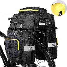 Bike Bag Bike Pannier Bag Set (Color: Green)