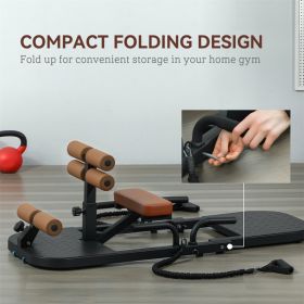 Sissy Squat Machine (Color: as picture)